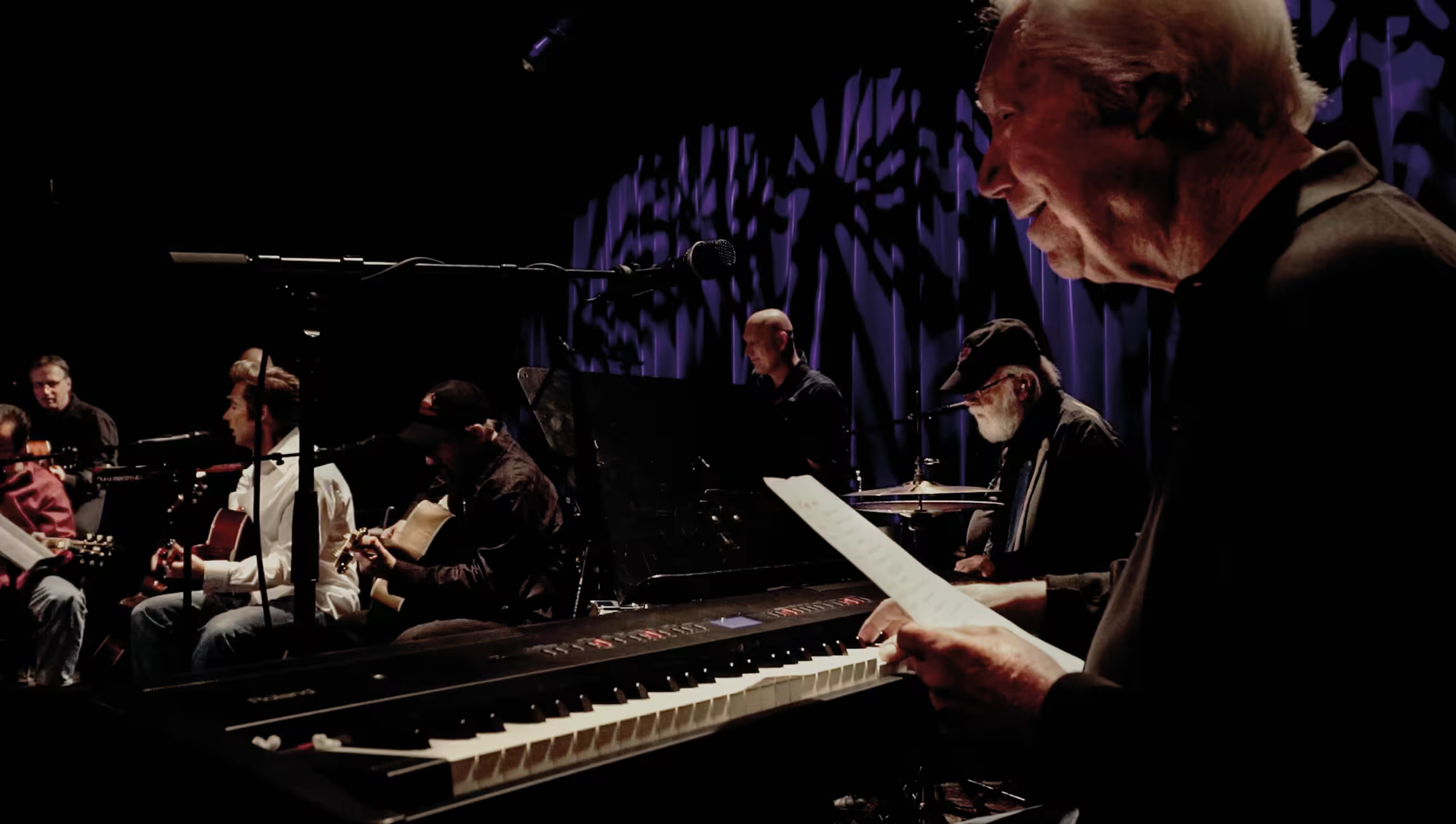Musicians during rehearsal